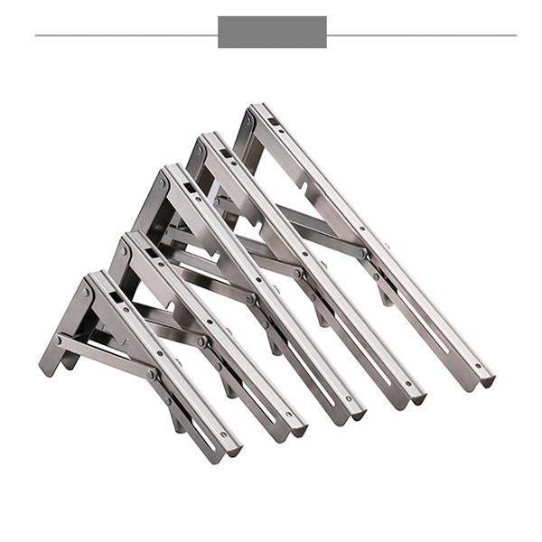Foldable shelf brackets