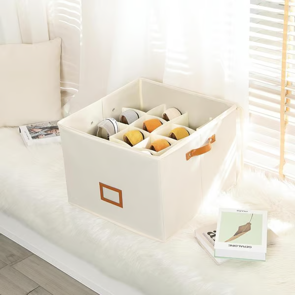 Multifunctional compartmentalized shoe box