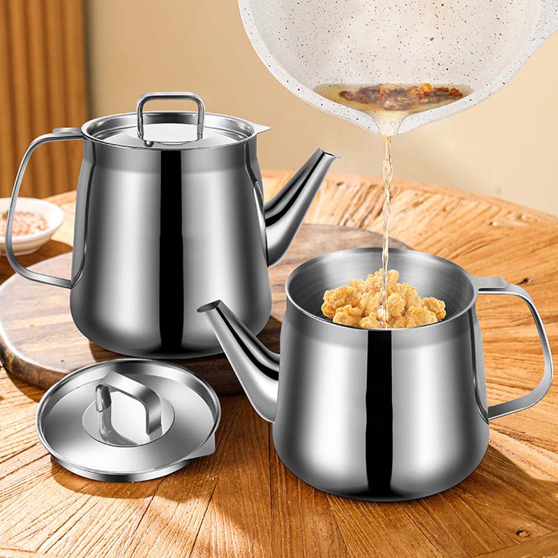 Durable Stainless Steel Oil Filter Pot