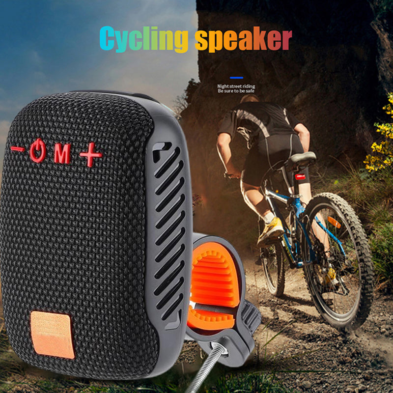 Bluetooth sports speaker for bicycles – IPX5 waterproof, TWS & MicroSD card support 🚴‍♂️🔊