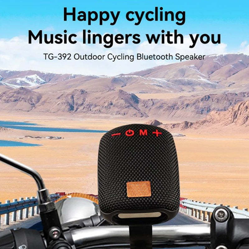 Bluetooth sports speaker for bicycles – IPX5 waterproof, TWS & MicroSD card support 🚴‍♂️🔊
