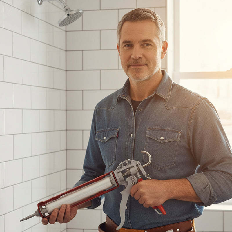 Bearing Caulking Gun with Rotating Barrel