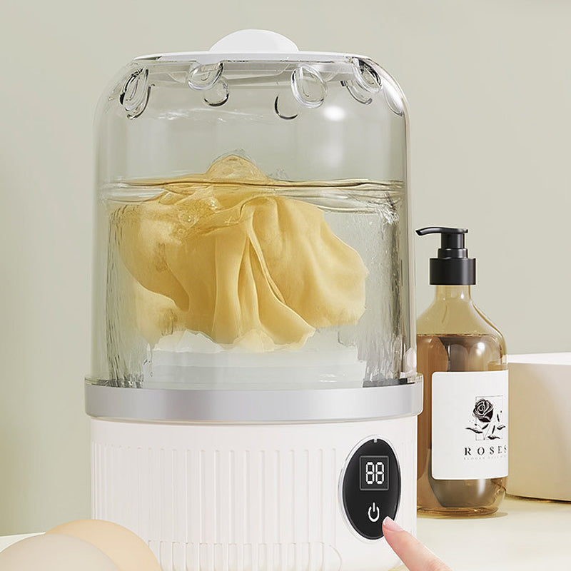  Wireless Mini Washing Machine for Underwear: Deep Cleaning + Bacteria Reduction – Safer than Hand Washing!