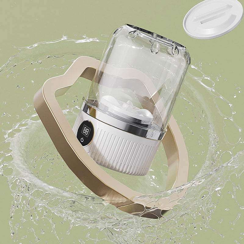  Wireless Mini Washing Machine for Underwear: Deep Cleaning + Bacteria Reduction – Safer than Hand Washing!