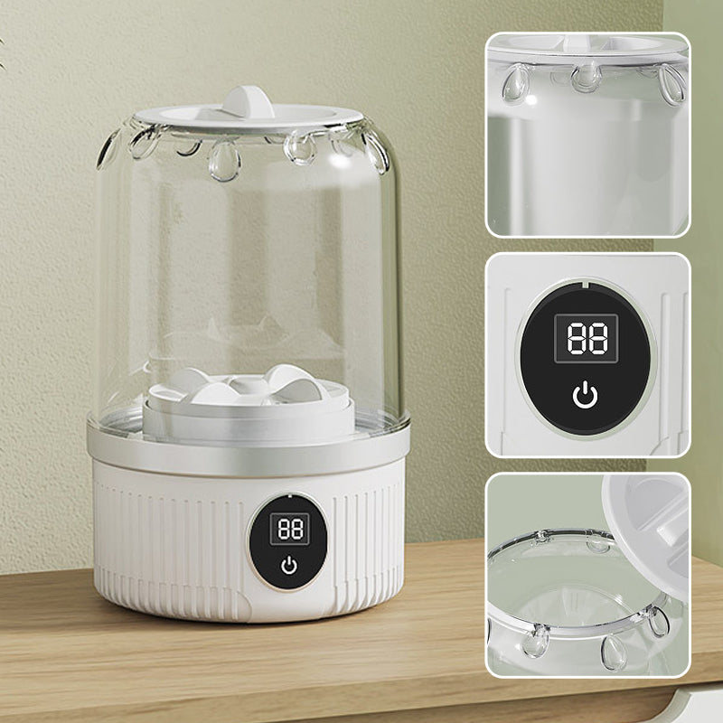  Wireless Mini Washing Machine for Underwear: Deep Cleaning + Bacteria Reduction – Safer than Hand Washing!