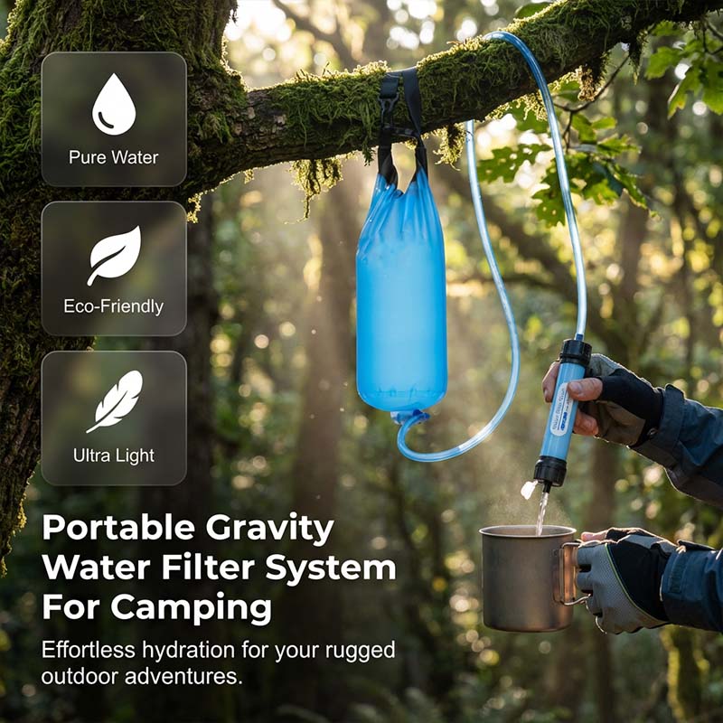 Hot Deals-Portable Gravity Water Filter System