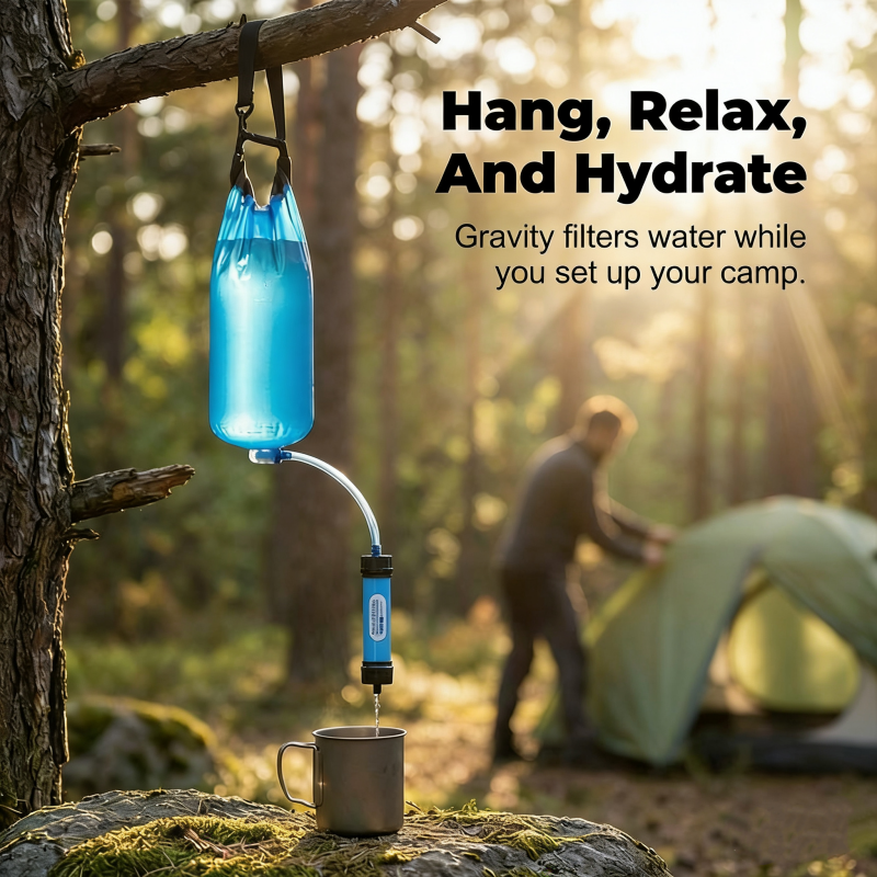 Hot Deals-Portable Gravity Water Filter System