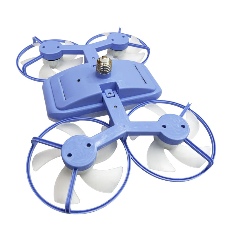 Adjustable speed drone fan ceiling light