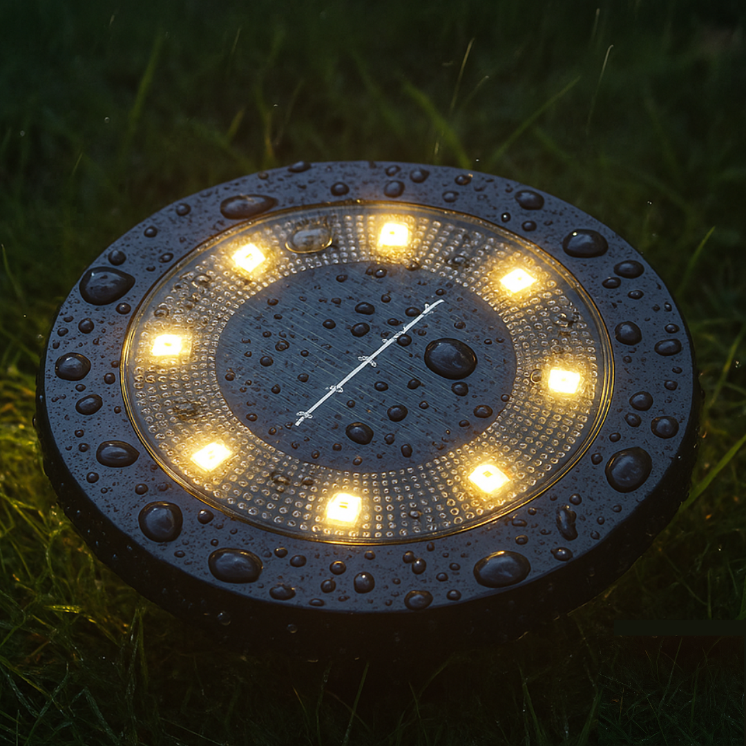 Solar LED in-ground lights
