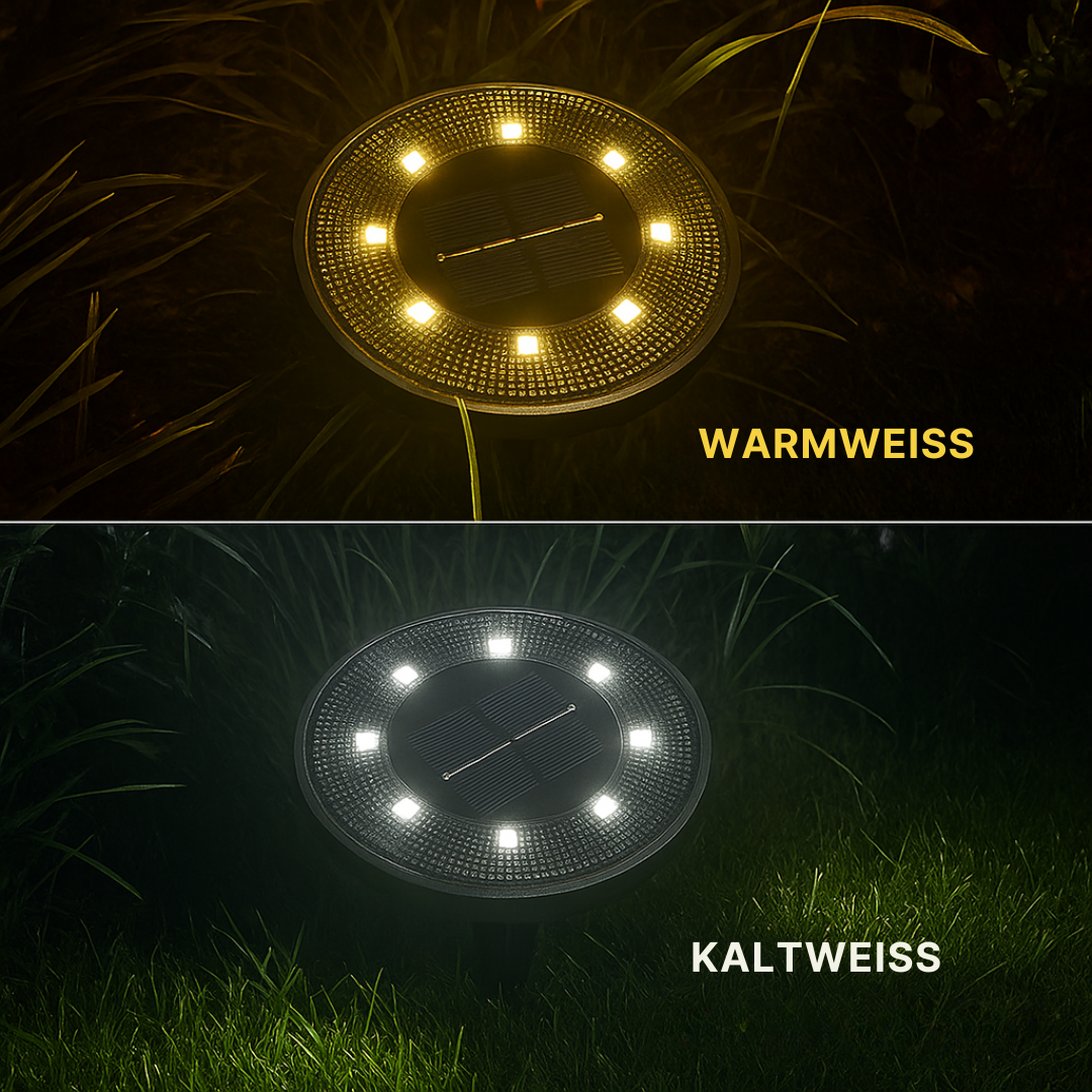 Solar LED in-ground lights