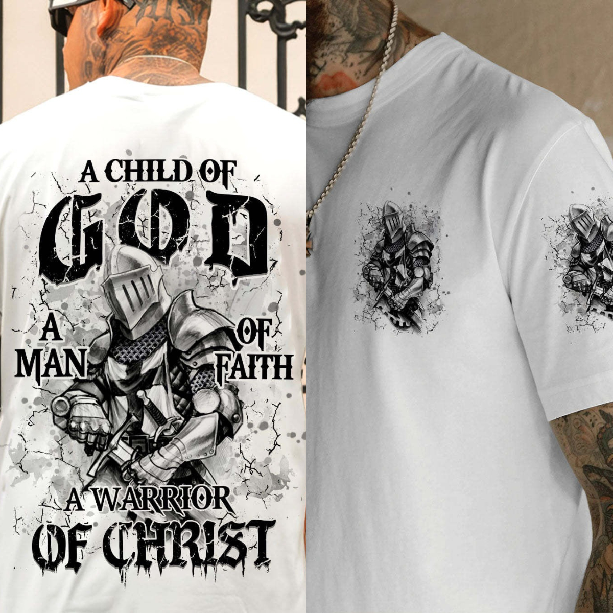 A Warrior Of Christ Men's All Over Print Shirt - Yhhn2507243