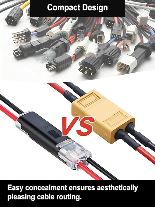 💥Last Day 49% OFF🔧Double-Wire Plug-in Connector Led Light Strip Connectors 2 Pin