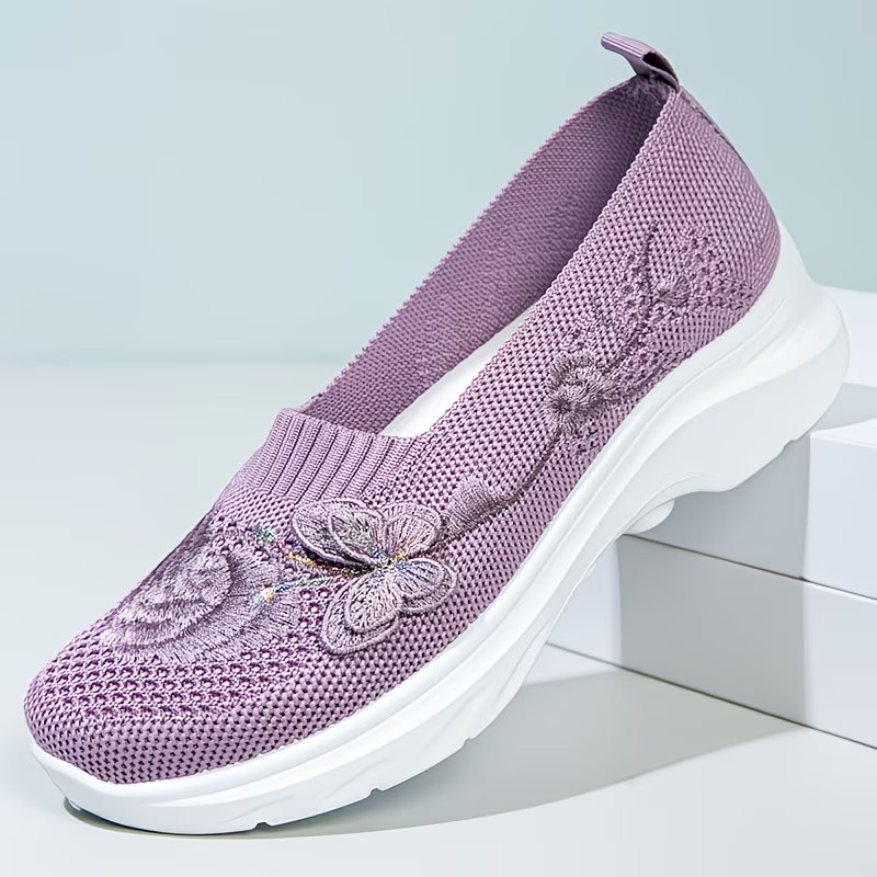 Women's Butterfly Embroidered Loafers（Buy 2 Free Shipping）