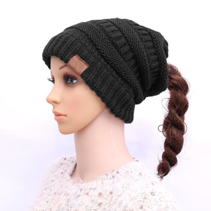 🏆Flash Sale 49% OFF -Women's Ponytail Beanie Hat