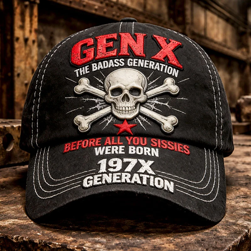 Generation X Printed Casual Hat