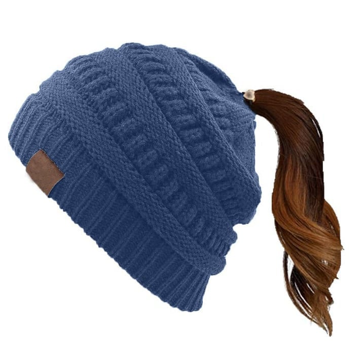 🏆Flash Sale 49% OFF -Women's Ponytail Beanie Hat
