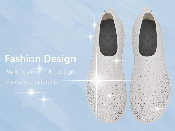 Women's Slip-On Barefoot Water shoes - Athletic Shoes, Aqua Socks for Beach Swim, Yoga, Indoor/Outdoor Travel House Slippers#SpringStatements Greenish   Women&rsquo;s Barefoot Walking Shoes   Wide Toe Box Sneakers   Slip-On Water Shoes   Comfort Walking Shoes