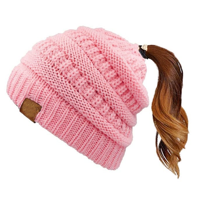 🏆Flash Sale 49% OFF -Women's Ponytail Beanie Hat