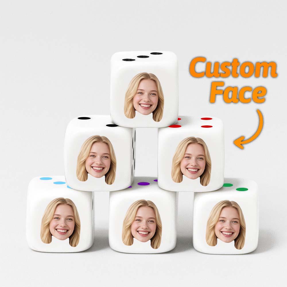 Custom Face Dice Birthday Gifts Funny Gift Party Game Gift Party Favors