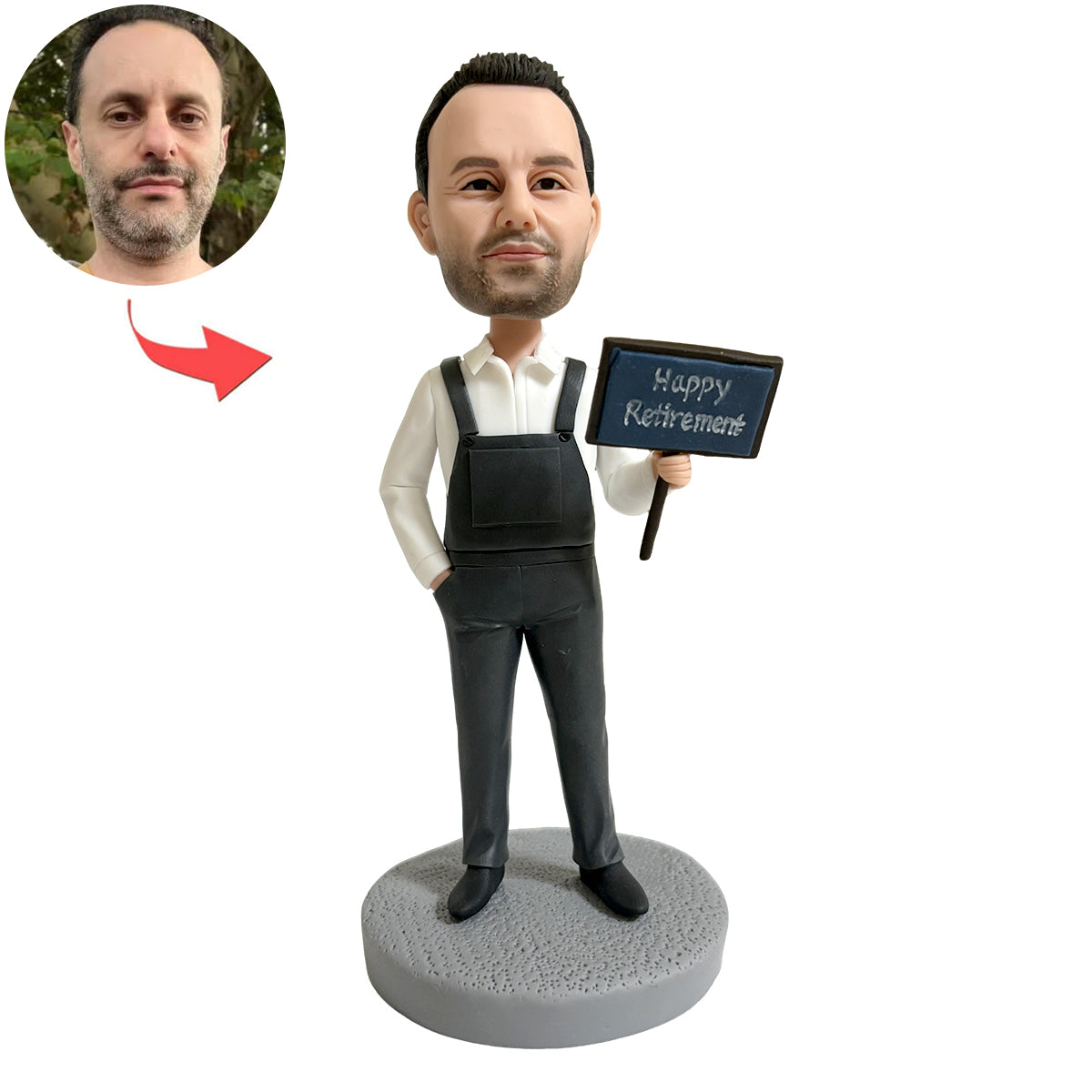 Happy Retirement Custom Bobblehead
