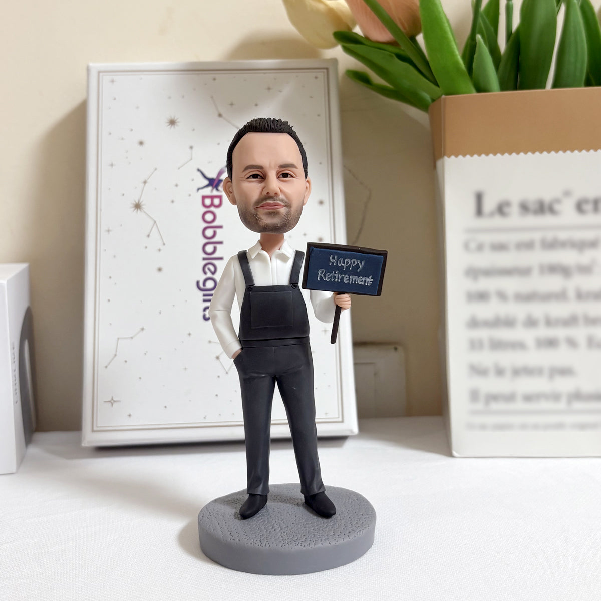Happy Retirement Custom Bobblehead