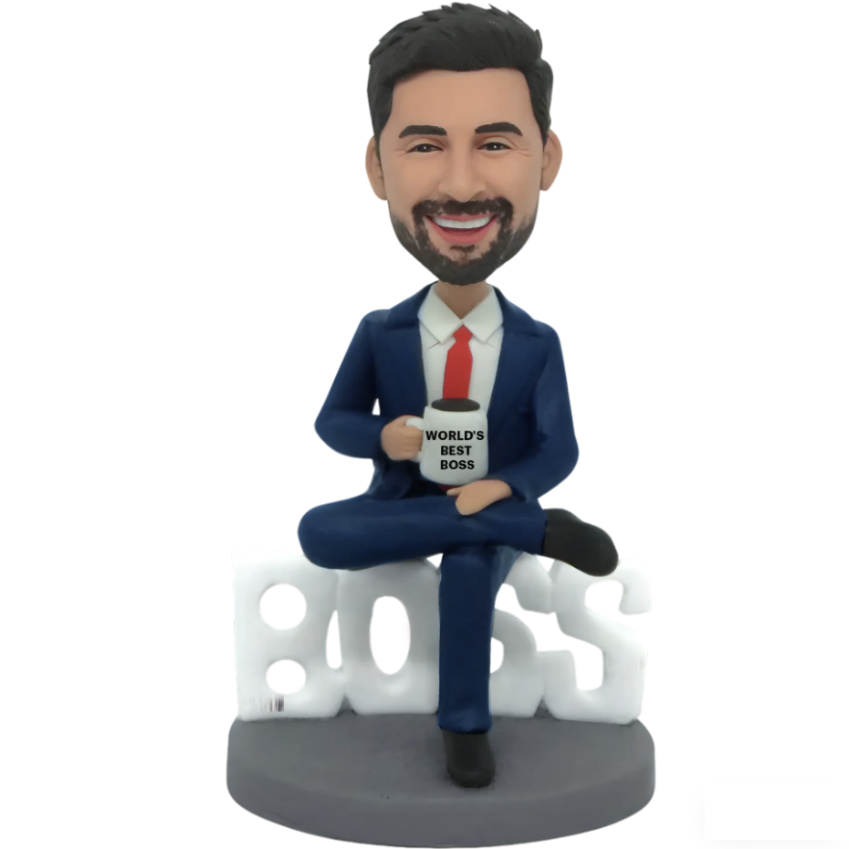 Personalised Wedding Cake Topper - Custom Bobblehead Wedding Couple