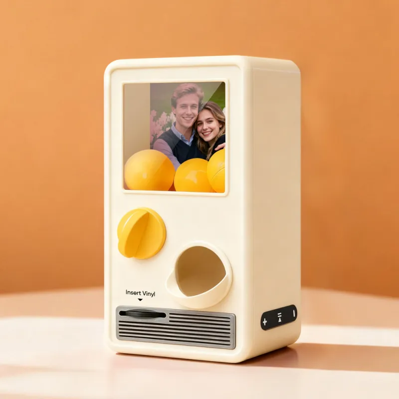 Personalized Music and Photo Music Gachapon Machine Custom Song Mini Record Box Anniversary Gift Christmas Gifts