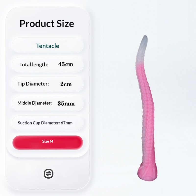 Extra Large Thick Octopus Tentacle Anal Plug for Advanced Stretching Super Soft Liquid Silicone Anal Toy for Men and Women