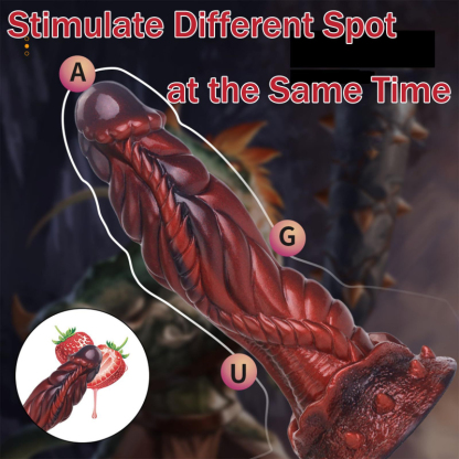 Alien Design Realistic Dildo for Women Anal Plug Liquid Silicone Sex Toy with Suction Cup Adult Pleasure Products