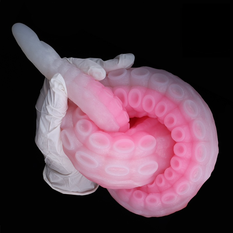 Extra Large Thick Octopus Tentacle Anal Plug for Advanced Stretching Super Soft Liquid Silicone Anal Toy for Men and Women