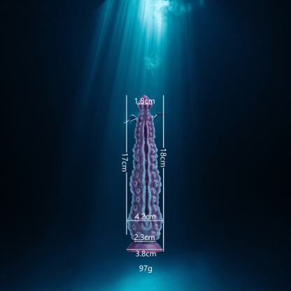 Liquid Silicone Mixed Color Octopus Tentacle Adult Back Court Sex Toys Female Masturbator Anal Plug Fake Penis Big Penis