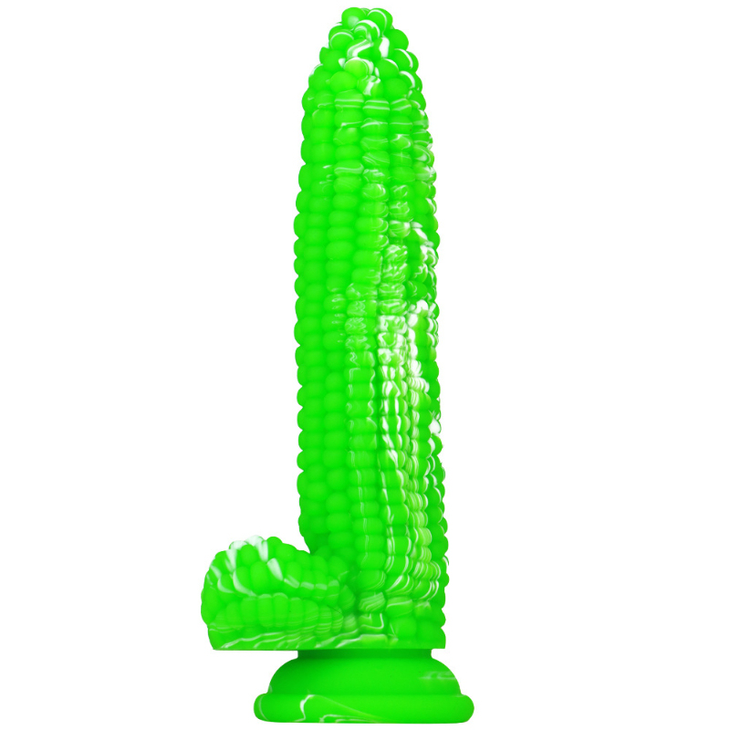 Hyper Realistic Corn Cob Dildo with Intense Bumpy Texture Liquid Silicone Anal Plug for Women Adult Sensual Massager for Powerful G Spot and Prostate Stimulation