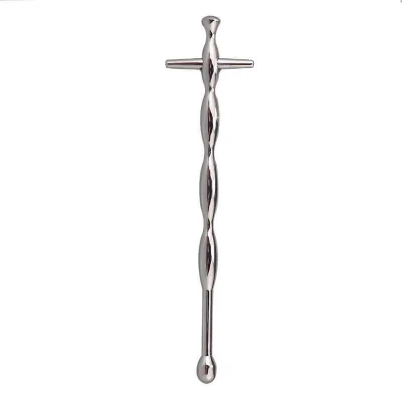 Urethral Sounding Rod with Tapered Tip & Comfortable Grip for Advanced Sensation Play 304 Stainless Steel 