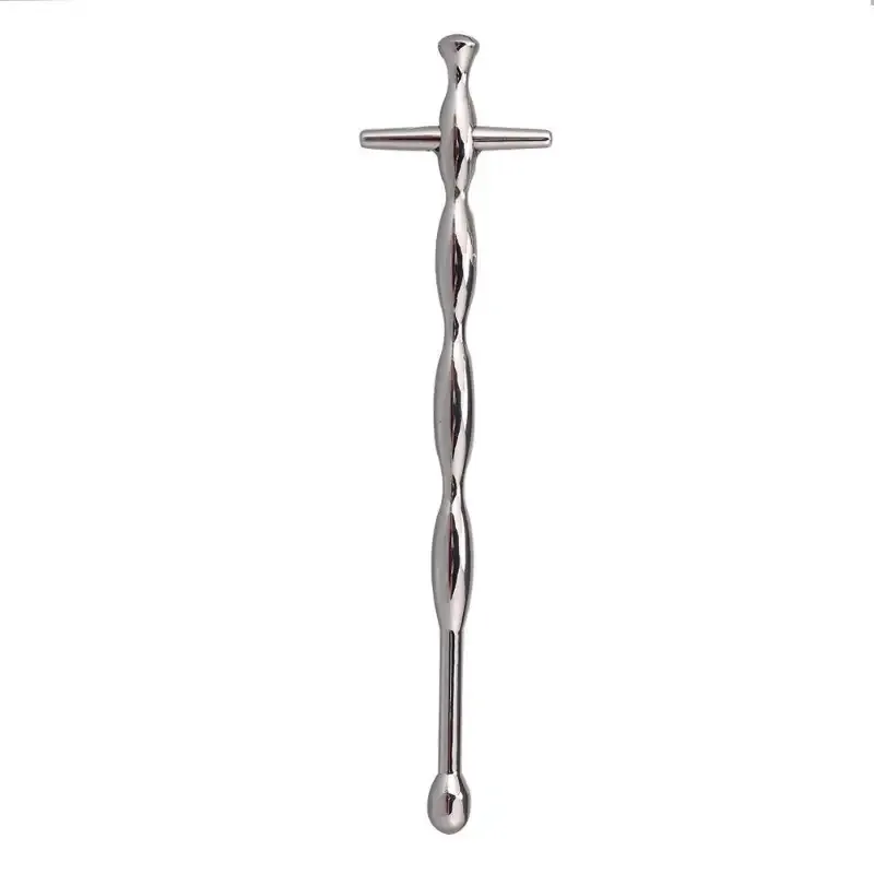 Urethral Sounding Rod with Tapered Tip & Comfortable Grip for Advanced Sensation Play 304 Stainless Steel 