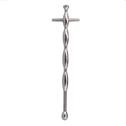 Urethral Sounding Rod with Tapered Tip & Comfortable Grip for Advanced Sensation Play 304 Stainless Steel 