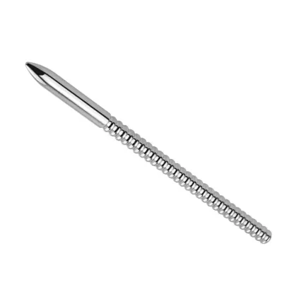 Urethral Sounding Rod with Tapered Tip & Comfortable Grip for Advanced Sensation Play 304 Stainless Steel 