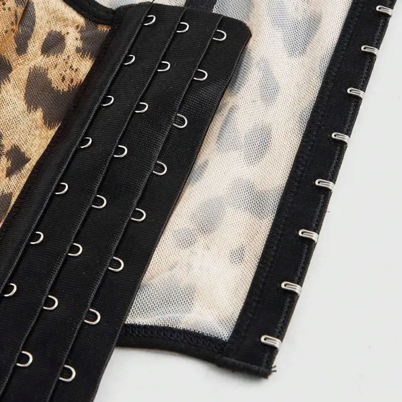 Sexy Leopard Print Underwear Set Women's Lingerie Bodysuit Wild Animal Print Teddy Romper for Women Date Night