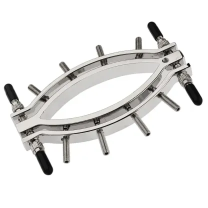 Surgical Steel Clit Clamp Nipple Clamps for Women 8 Screw Adjustable BDSM Nipple Clamps Labia Clamps for Nipple Play and Vaginal Teasing