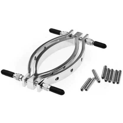 Surgical Steel Clit Clamp Nipple Clamps for Women 8 Screw Adjustable BDSM Nipple Clamps Labia Clamps for Nipple Play and Vaginal Teasing