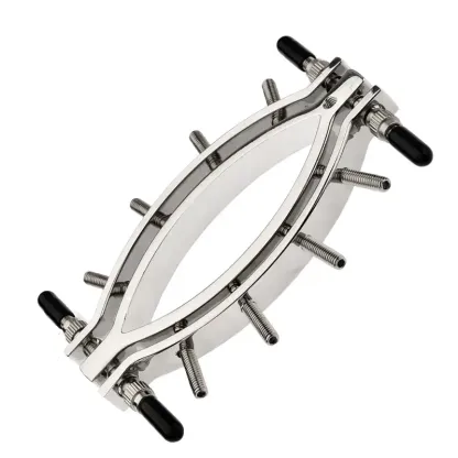 Surgical Steel Clit Clamp Nipple Clamps for Women 8 Screw Adjustable BDSM Nipple Clamps Labia Clamps for Nipple Play and Vaginal Teasing