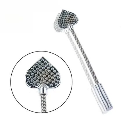 Metal Spanking Paddle Sensual Heart Shaped BDSM Toy for Adults Premium Adult Spanking Tool for Couples Play