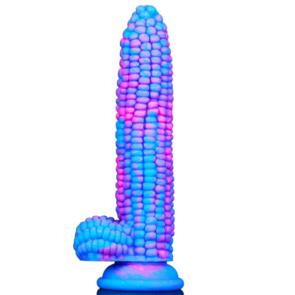Hyper Realistic Corn Cob Dildo with Intense Bumpy Texture Liquid Silicone Anal Plug for Women Adult Sensual Massager for Powerful G Spot and Prostate Stimulation