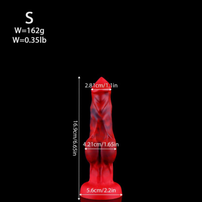 Realistic Wolf Dildo Lifelike Textured Canine Silicone Sex Toy for Women Men Extra Soft Flexible Real Feel Adult Novelty