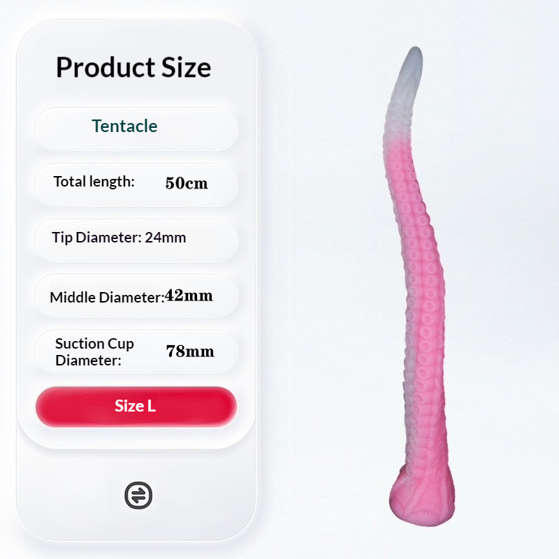 Extra Large Thick Octopus Tentacle Anal Plug for Advanced Stretching Super Soft Liquid Silicone Anal Toy for Men and Women