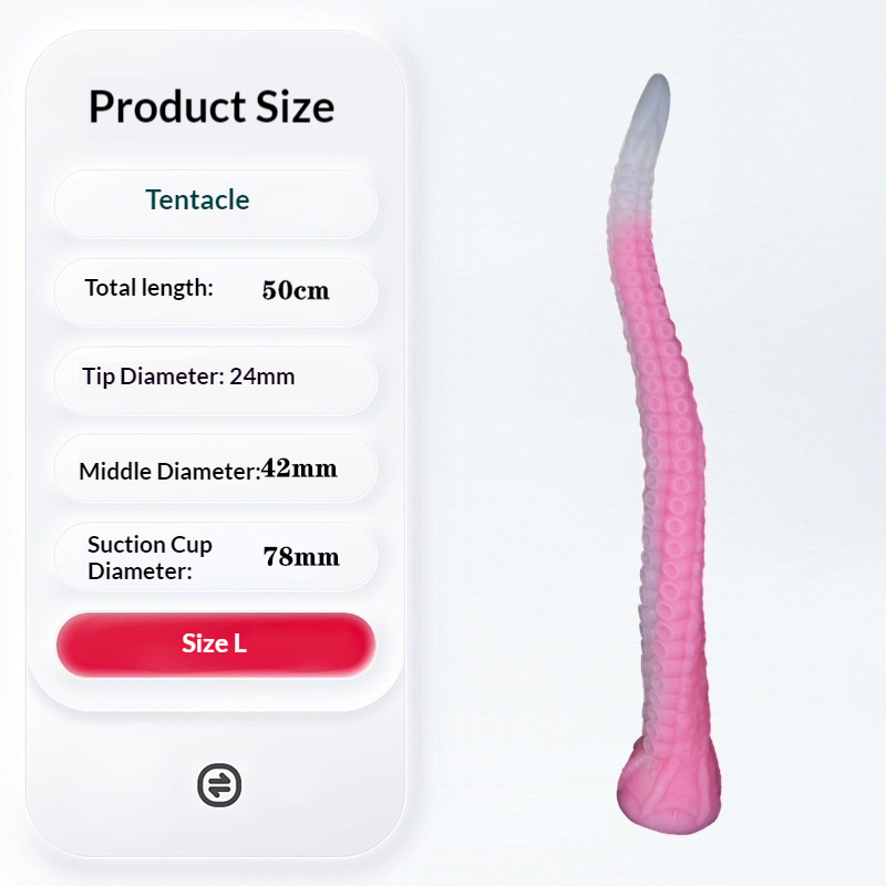 Extra Large Thick Octopus Tentacle Anal Plug for Advanced Stretching Super Soft Liquid Silicone Anal Toy for Men and Women