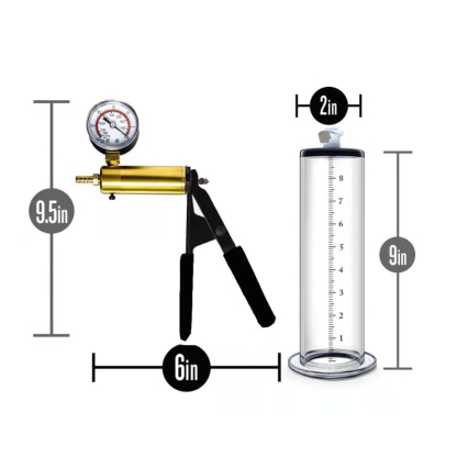 Premium Acrylic Penis Pump Professional Edition for Men Endurance Training and Sensitivity Reduction