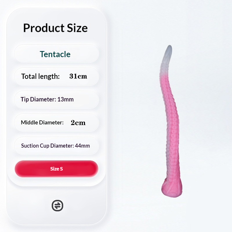 Extra Large Thick Octopus Tentacle Anal Plug for Advanced Stretching Super Soft Liquid Silicone Anal Toy for Men and Women