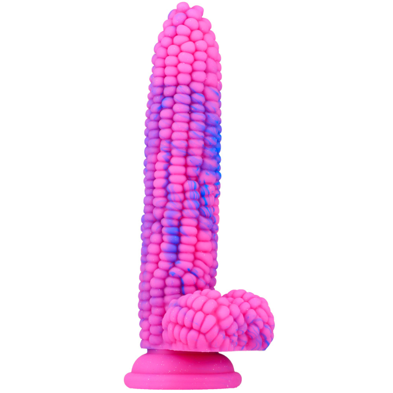 Hyper Realistic Corn Cob Dildo with Intense Bumpy Texture Liquid Silicone Anal Plug for Women Adult Sensual Massager for Powerful G Spot and Prostate Stimulation