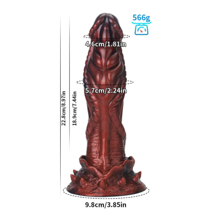 Alien Design Realistic Dildo for Women Anal Plug Liquid Silicone Sex Toy with Suction Cup Adult Pleasure Products