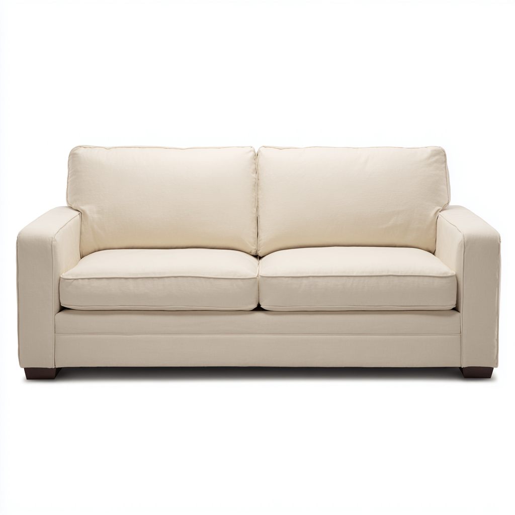 Canapé 2 places tissu 172x84x86 cm - beige - pour salon - design moderne-Interiorvo